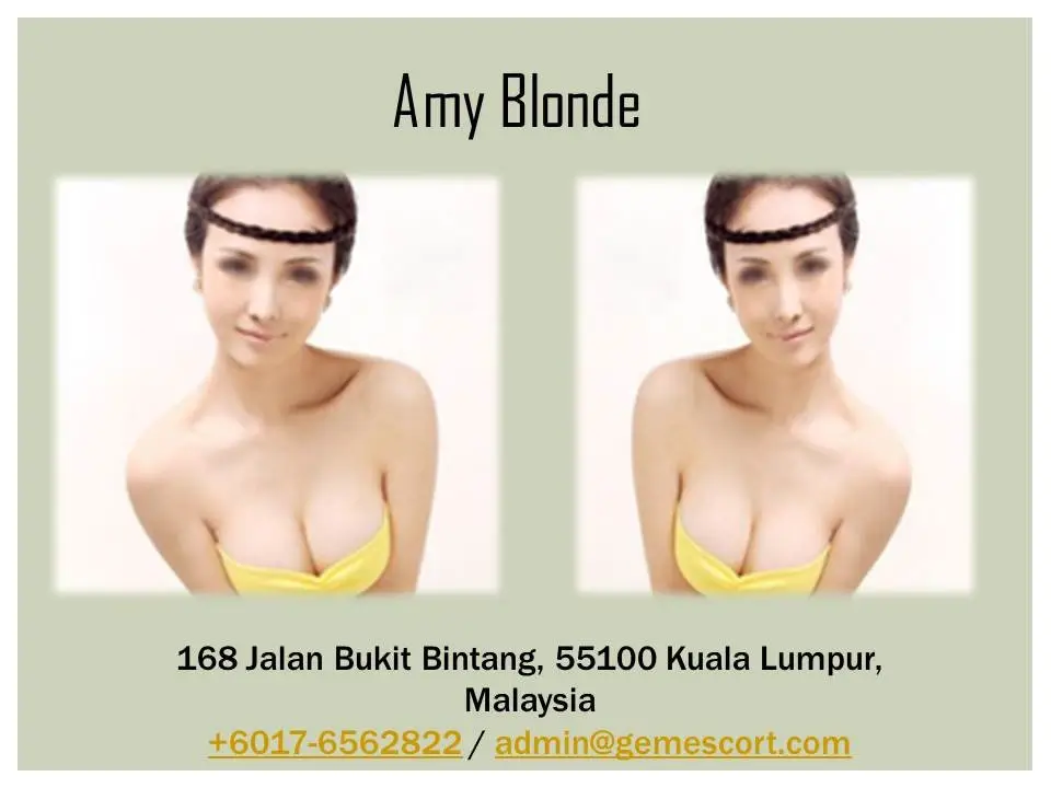 Kuala Lumpur Escorts - Amy Blonde Malaysian Girls Escort - Girls Escorts in Kuala Lumpur - ID-14815